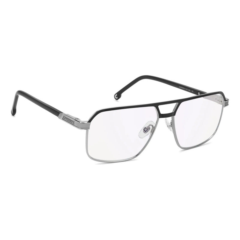 Armazon Oftalmico Carrera Lujo Exclusivo Lentes Aviador 1145 Gris