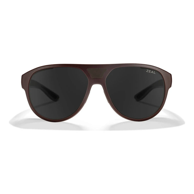 Lentes Solares Zeal Optics Polarizados Legado Maui Jim 12866 Único Tinto Negro