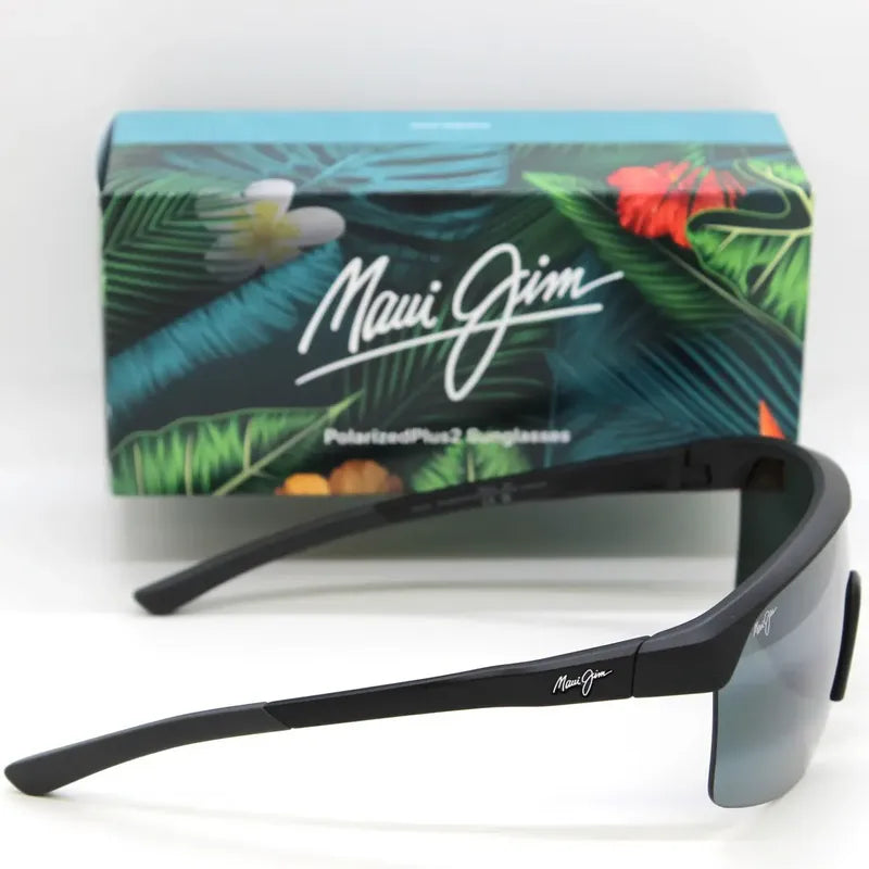 Maui Jim Paluna Nuevo Modelo Deportivo Amplio Unisex 595-02 Único Negro