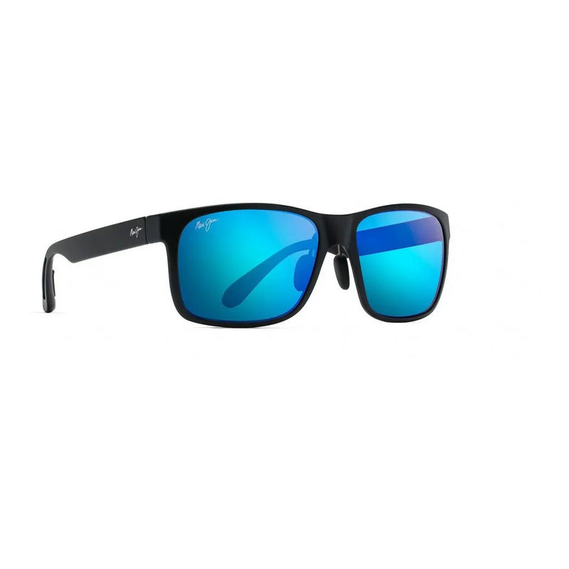 Lentes De Sol Maui Jim 100% Originales Polarizados Mjb432-2m Negro Azul