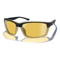 Anteojos De Sol Fotopolarizados Zeal Herencia Maui Jim 12819 Único Negro Amarillo