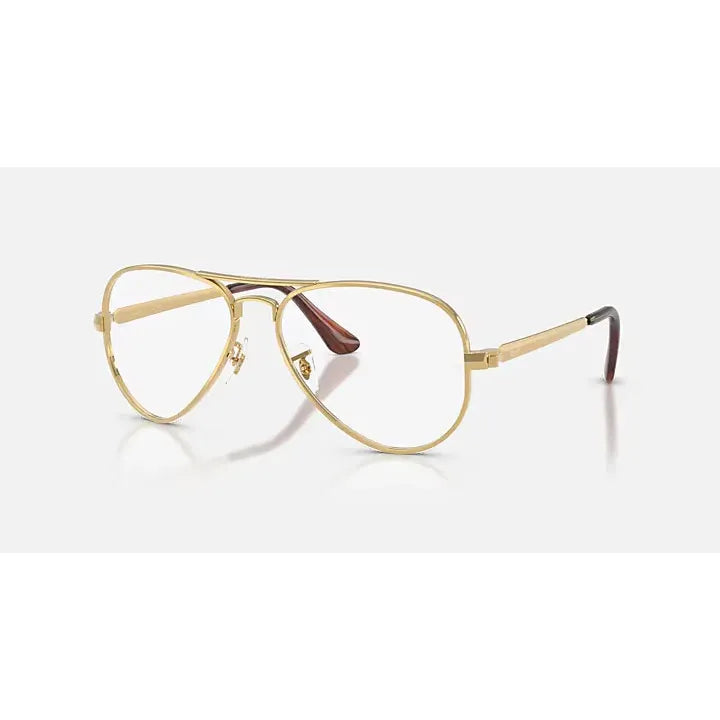 Lentes De Vista Ray-ban Aviator Max Tamaño Xl Rx3925v, 2500 58 Dorado