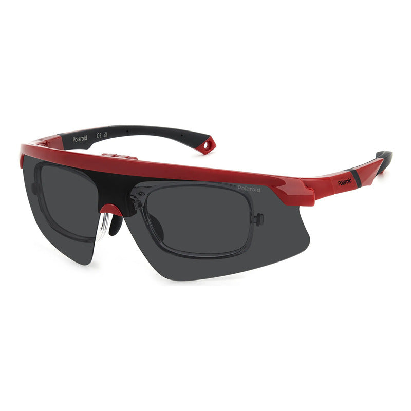 Armazón Para Hacer Ejercicio Envolvente Polarizados 7056 C9a Rojo
