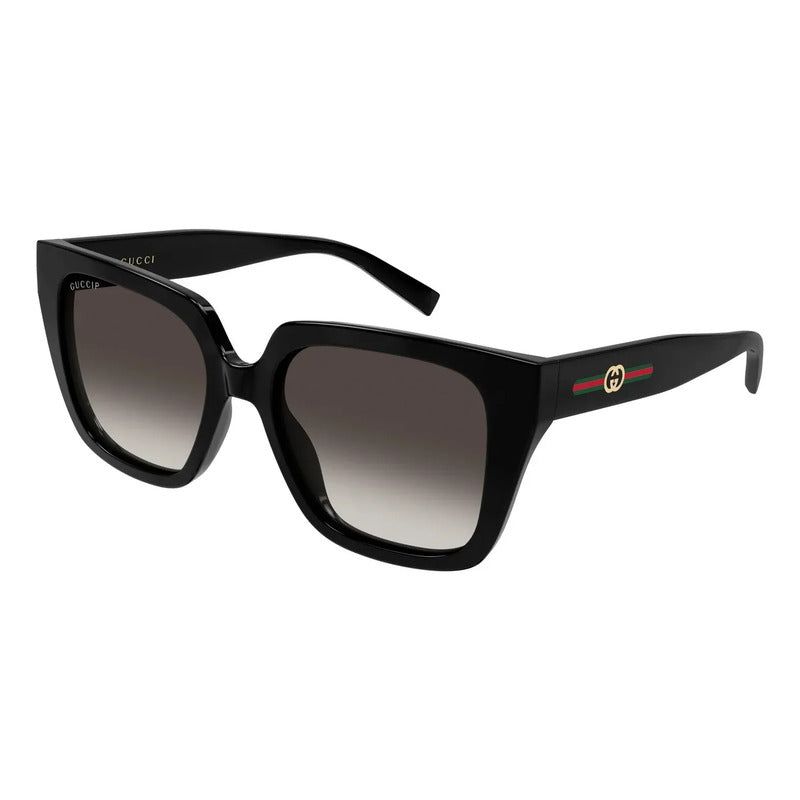 Lentes De Sol Polarizados Dama Elegantes Hechos Italiagg2102 Único Negro