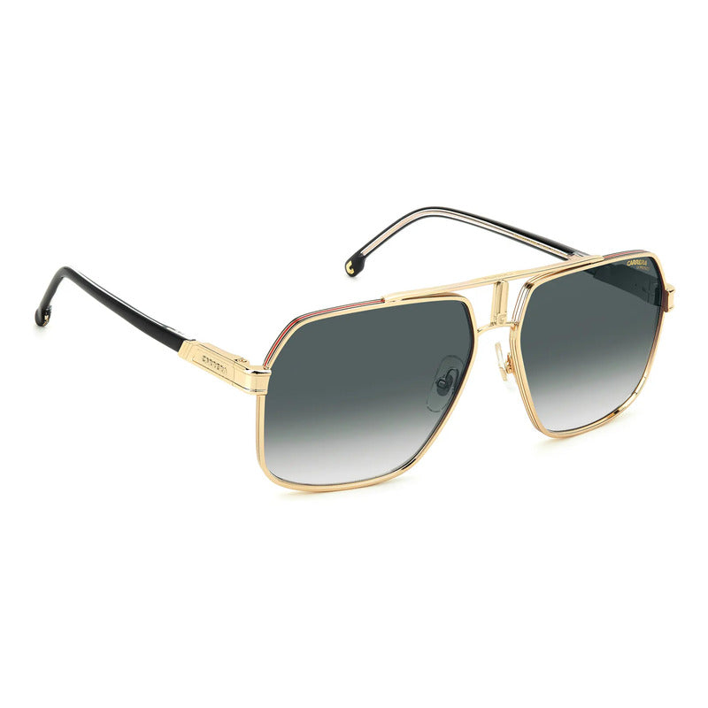 Lentes De Sol Carrera Modelo Retro Degradado 1055/s, W3j9k Único Verde Dorado