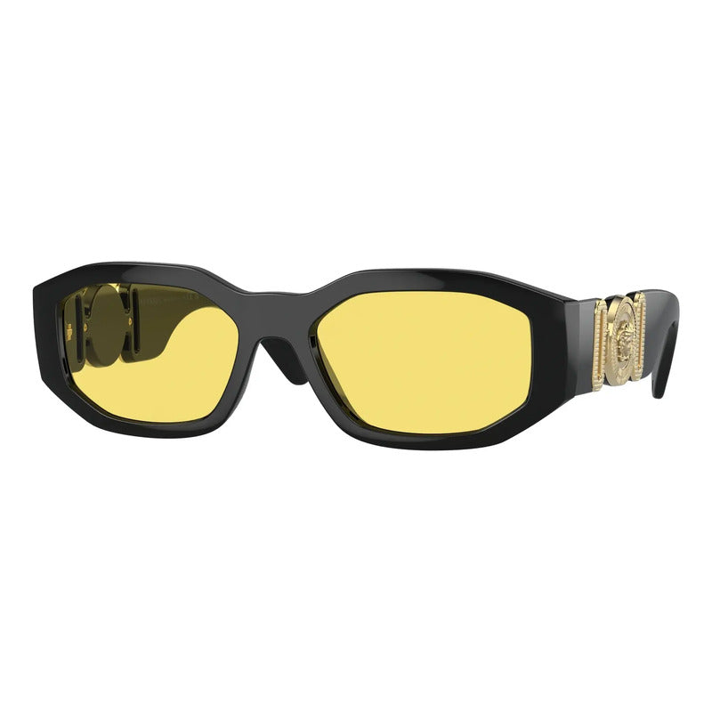 Lentes Versace Biggie Lentes Amarillas De Lujo Ve4361 Gb1/85 Único Amarillo Negro