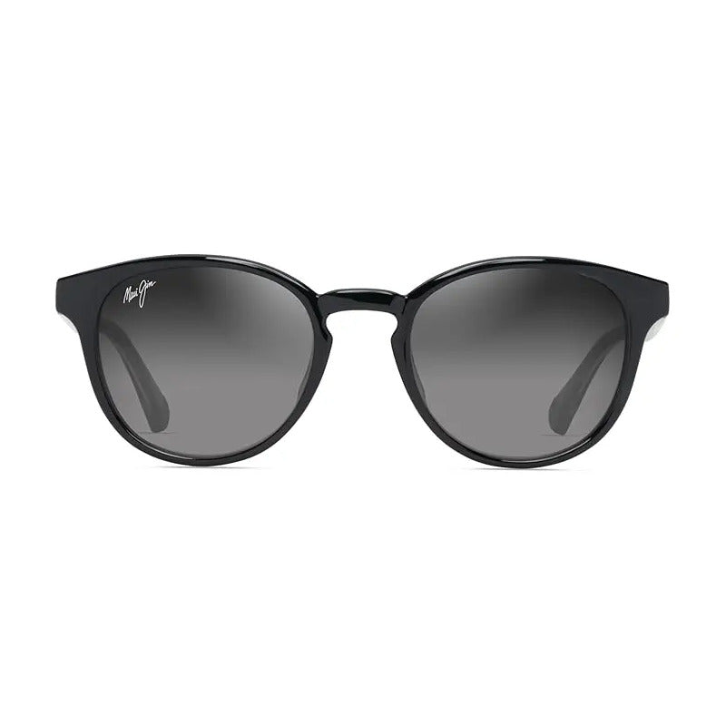 Maui Jim Gafas De Sol Redondas Hiehie Negras Negro