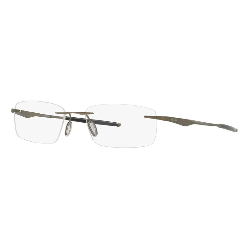 Gafas Oakley Wingfold Evr De Peltre Satinado De Titanio, Talla 53 Pewter