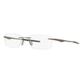 Gafas Oakley Wingfold Evr De Peltre Satinado De Titanio, Talla 53 Pewter