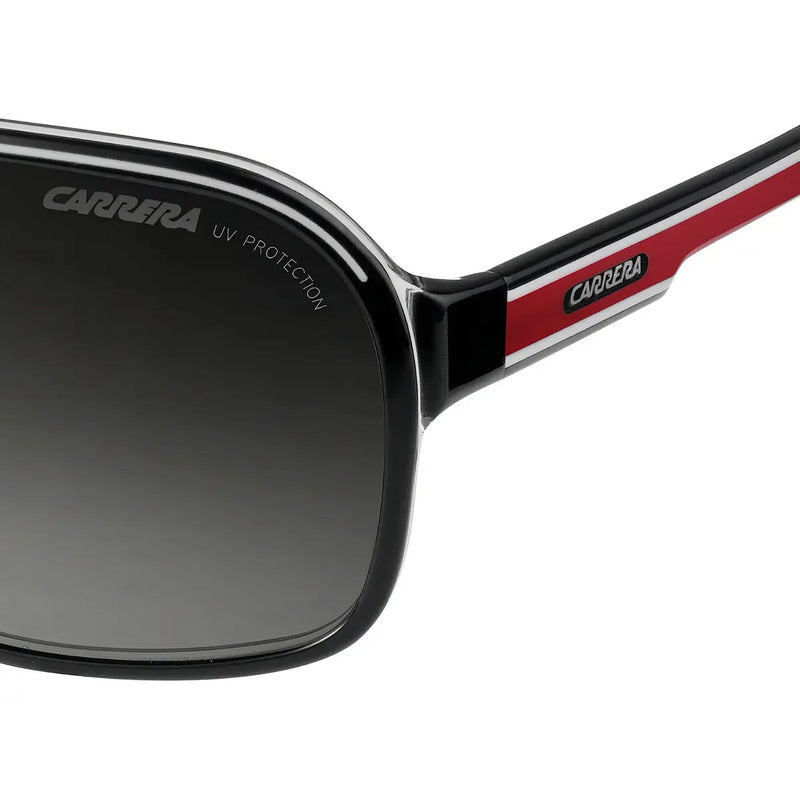 Lentes De Sol Carrera Grand Prix 2 Aviador Con Lente Degradé Gris Negro/rojo Negro/rojo/blanco