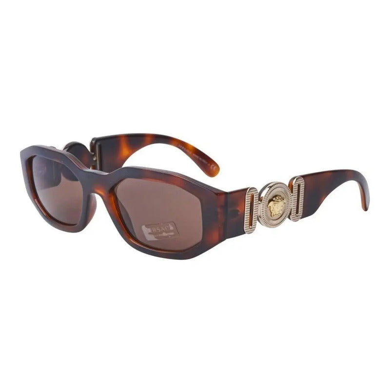 Lentes Versace Notorious Big Biggie Originales 521773ve4361 Único Marrón Havana Havana/dorado