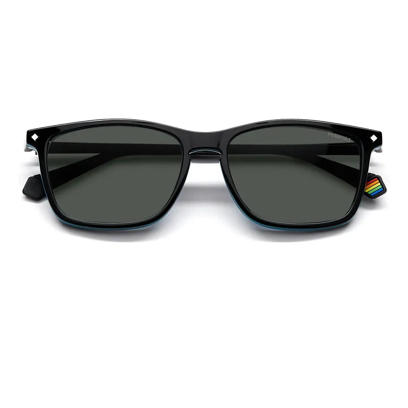 Armazón Hombre Con Clip Polarizado Polaroid Pld6139 807m9 Negro