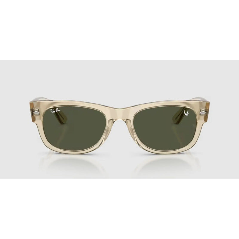 Lentes Sol Ray-ban Edición Especial Mega Wayfarer Rb0832s Único Beige Verde Oscuro