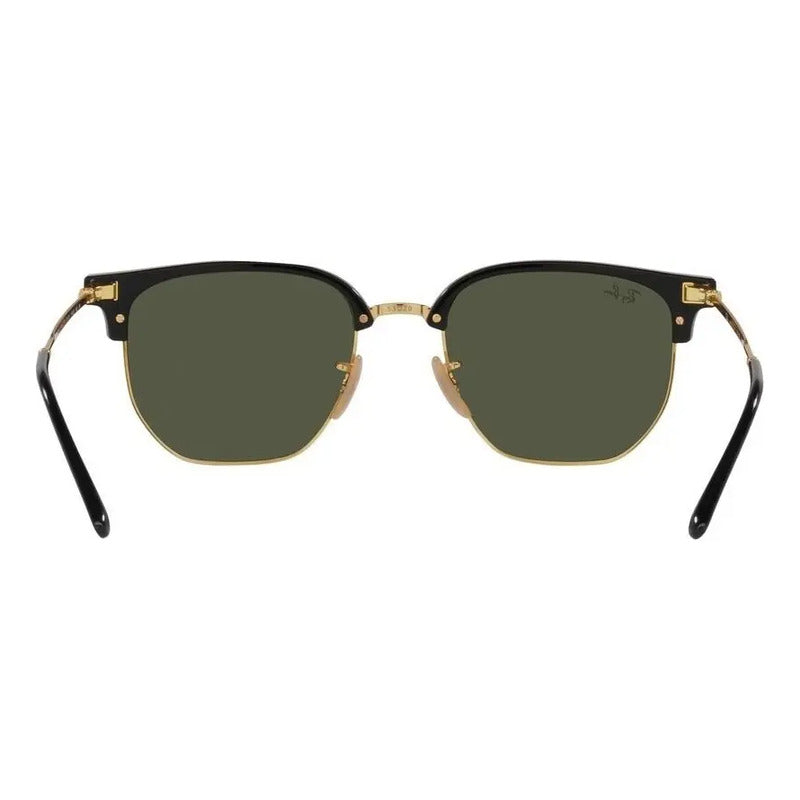 Lente Solar Ray-ban Clubmaster 0rb4416 Protección Uv Unisex Negro Verde Oro
