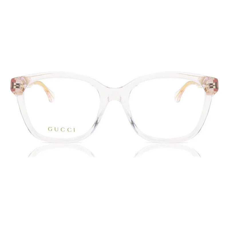 Gucci Armazón Para Graduar Ideal Para Progresivo Gg0566o 004 Rosa Traslucido