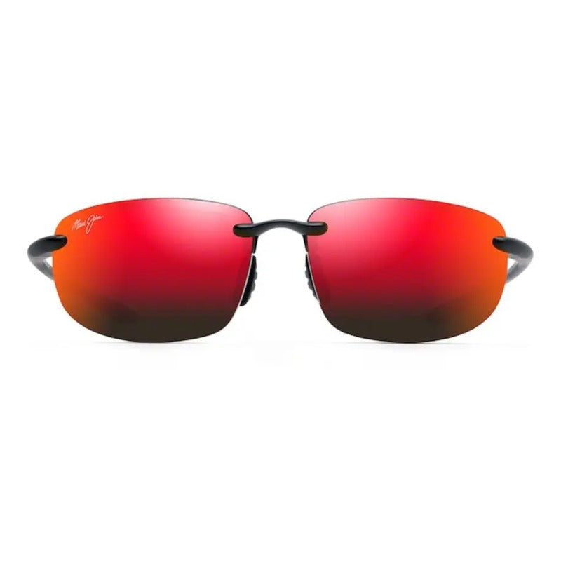 Lentes De Sol Maui Jim 100% Originales Polarizados Rm407n-2m Único Rojo Negro