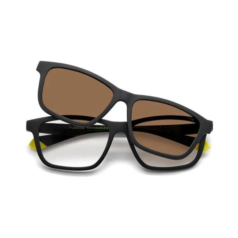 Lentes Polaroid Pld2147/cs 003 Negro Mate Clip On Polarizado 003 Matte Black