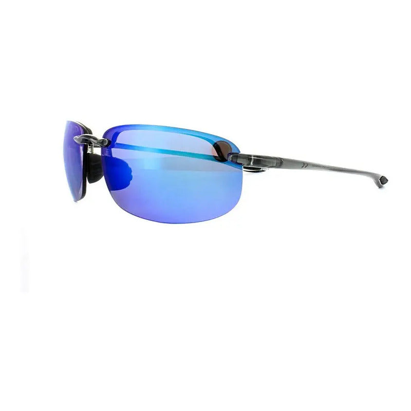 Lentes De Sol Maui Jim 100% Originales Polarizados B407-11 Único Azul Gris