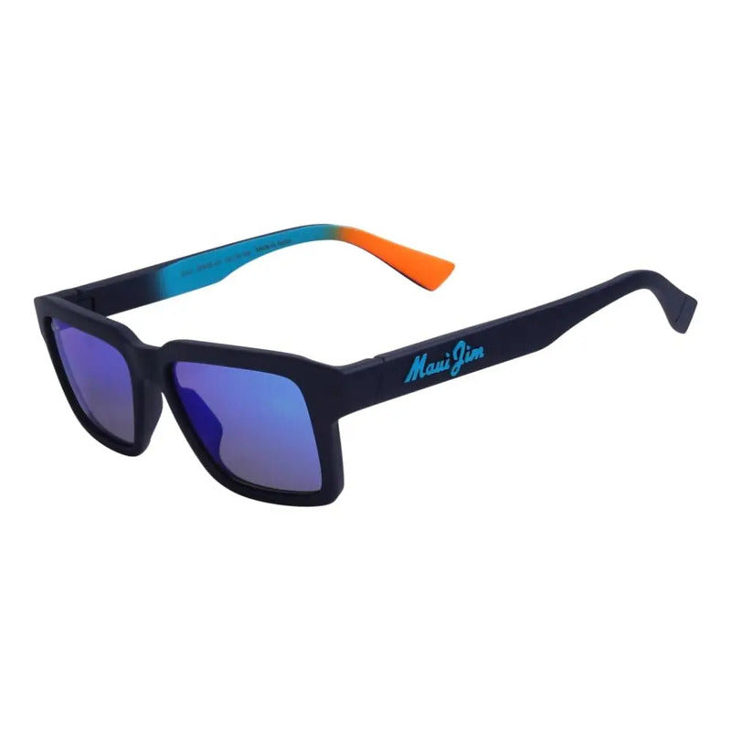Lentes Maui Jim Espejeados Nueva Colección Kahiko B635-03 Único Azul