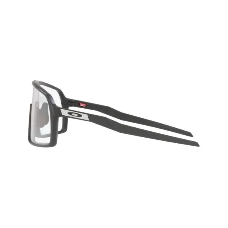 Lentes Oakley Sutro Fotocromáticos Ciclismo Oo9406, 940698 Transparente A Negro Iridium Fotocromático Carbono Mate