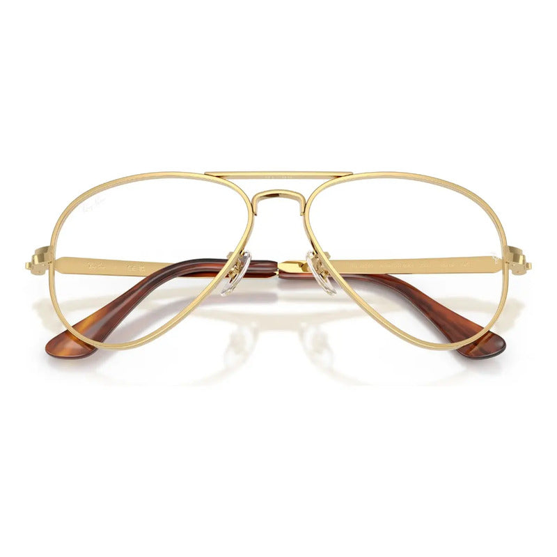 Ray-ban Optical Lentes Ópticos Aviator Max Rx3925v 2500 58 Dorado