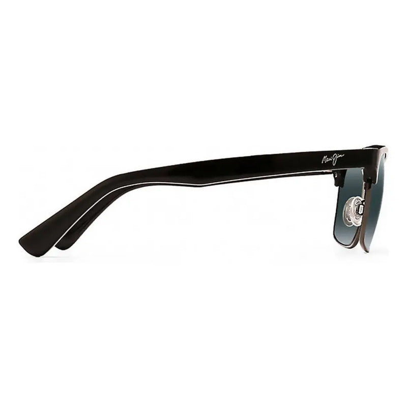 Lentes Maui Jim Kawika Negros Clásicos Retro Unisex 257-17c Único Negro