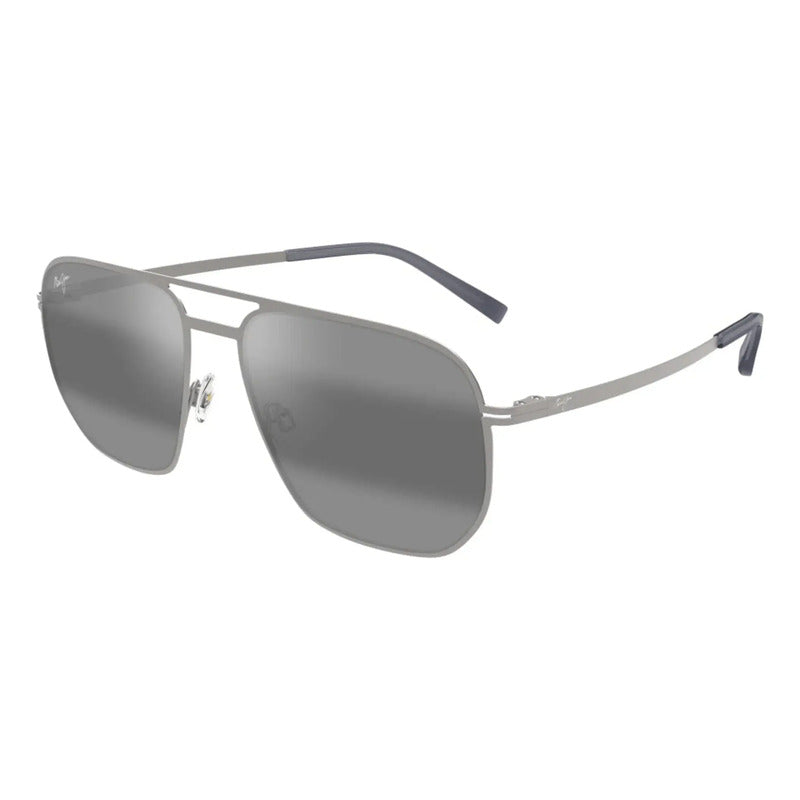 Gafas Maui Jim Acero Inoxidable Modelo Ultraligero 605-17 Único Negro Gris