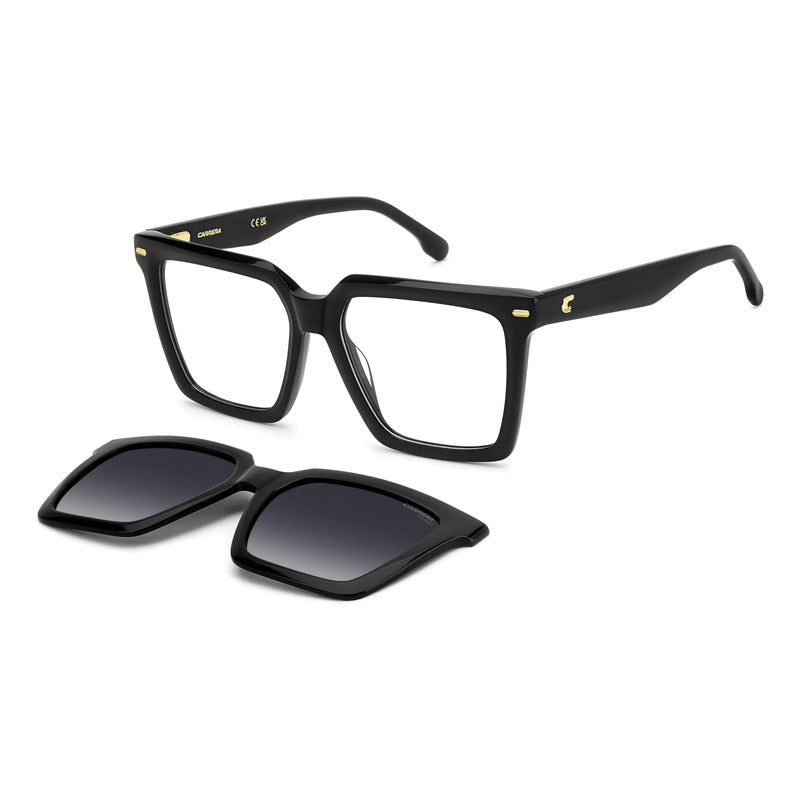 Armazón Carrera Amplio Dama Clip Polarizado 3080/c, 80717 Negro