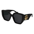 Gafas De Sol Gucci Gg0956s 003 Negro/dorado Geométricas De 5