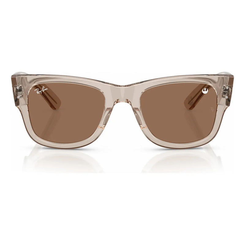 Anteojo De Sol Ray Ban Star Wars The Rebel Alliance Edicion Cuadrado Nude Marrón Claro