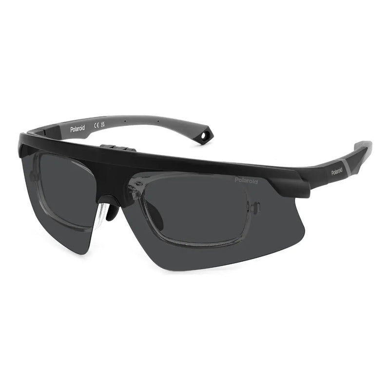 Lentes Deportivos Graduables Polaroid Envolventes Pld7056o6w Único Negro Gris