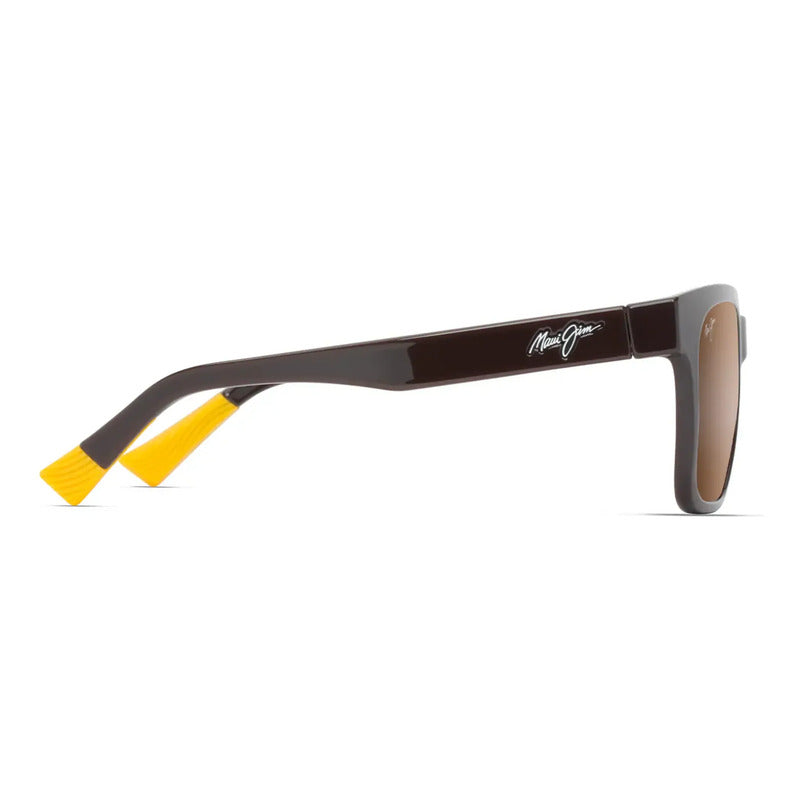 Maui Jim Unisex Muy Ligeros Ideales Uso Prolongado H631-01 Polarizado Bronce Brillante Marrón Negro