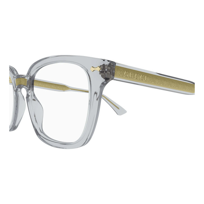 Lentes Opticos Gucci Hechos En Italia Exclusivos Gg0184o 005 Transparente
