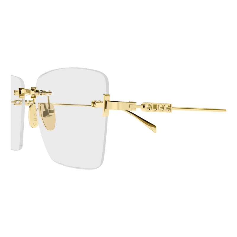 Armazon Lentes Gucci Mujer Dorado Lujo Exclusivo Gg1938 001 Dorado