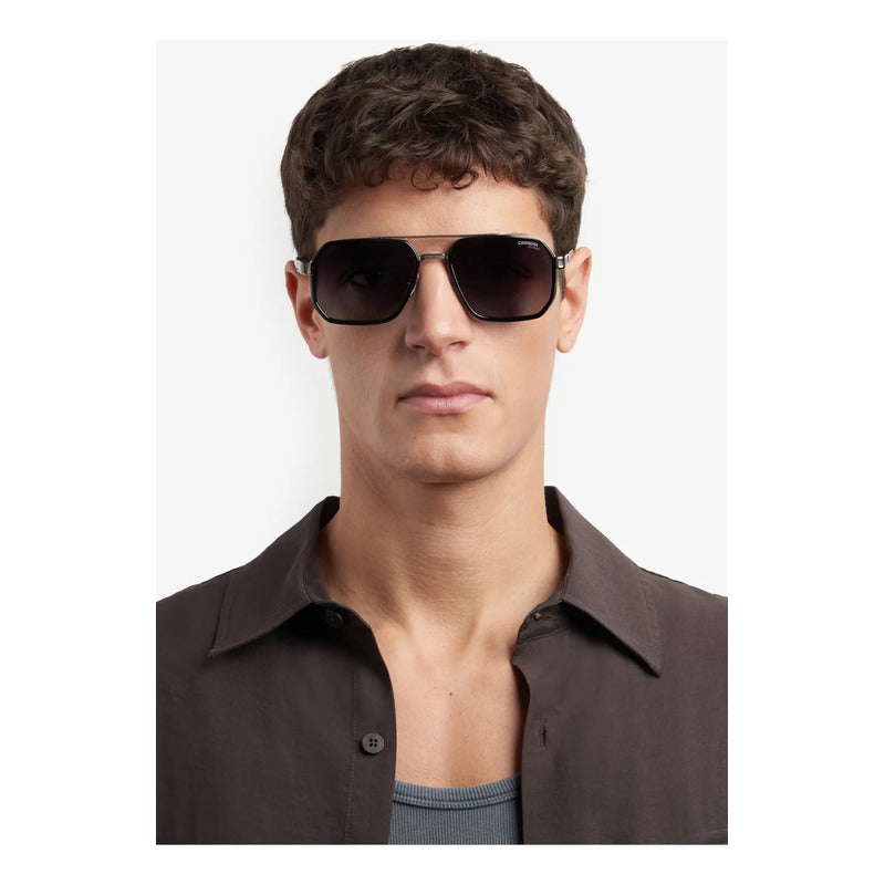 Gafas Carrera Polarizadas Estilo Atemporal 1069/s, Answj Único Gris Negro