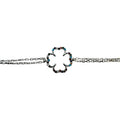 Pulsera De Plata 925 Dama Incrustaciones De Zirconia Modelo1 Plateado 5 Cm 18 Cm