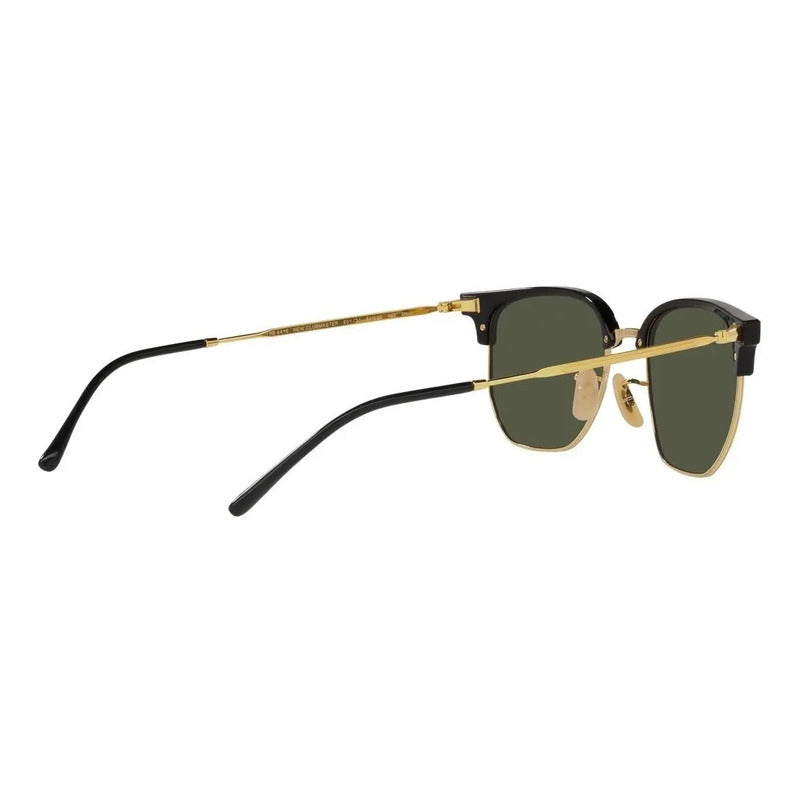 Lente Solar Ray-ban Clubmaster 0rb4416 Protección Uv Unisex Negro Verde Oro