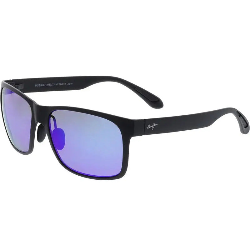 Lentes De Sol Maui Jim 100% Originales Polarizados Mjb432-2m Negro Azul