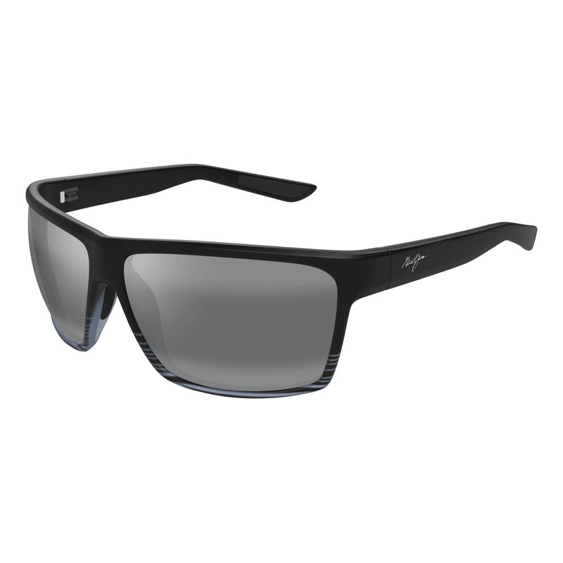 Lentes De Sol Maui Jim Alenuihaha Lentes De Cristal 839-11d Único Negro