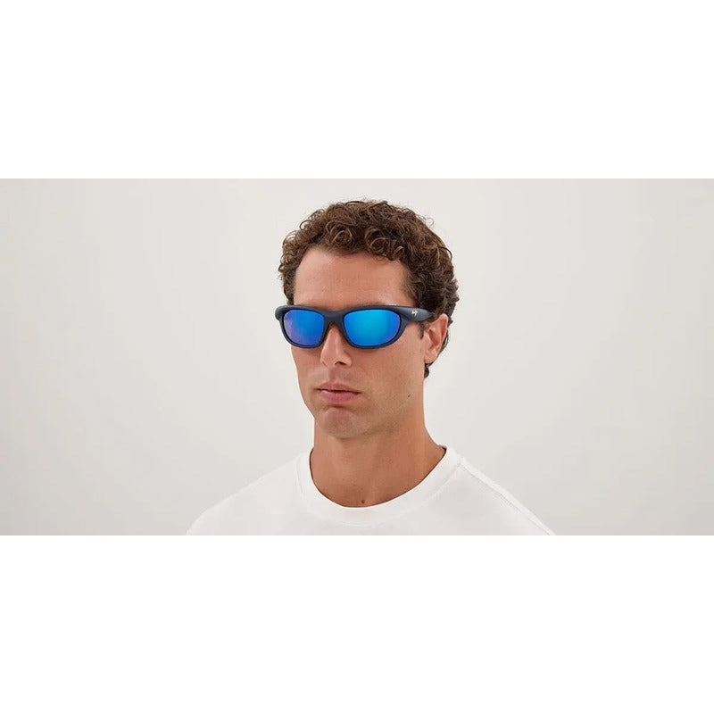 Maui Jim Edición Especial Rb F1 Espejeados Azules B349-03a Único Azul Oscuro Azul