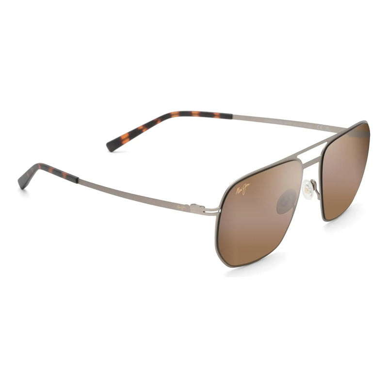 Maui Jim Ultraligeros Acero Inoxidable Sharks Cove H605-01 Gris Café