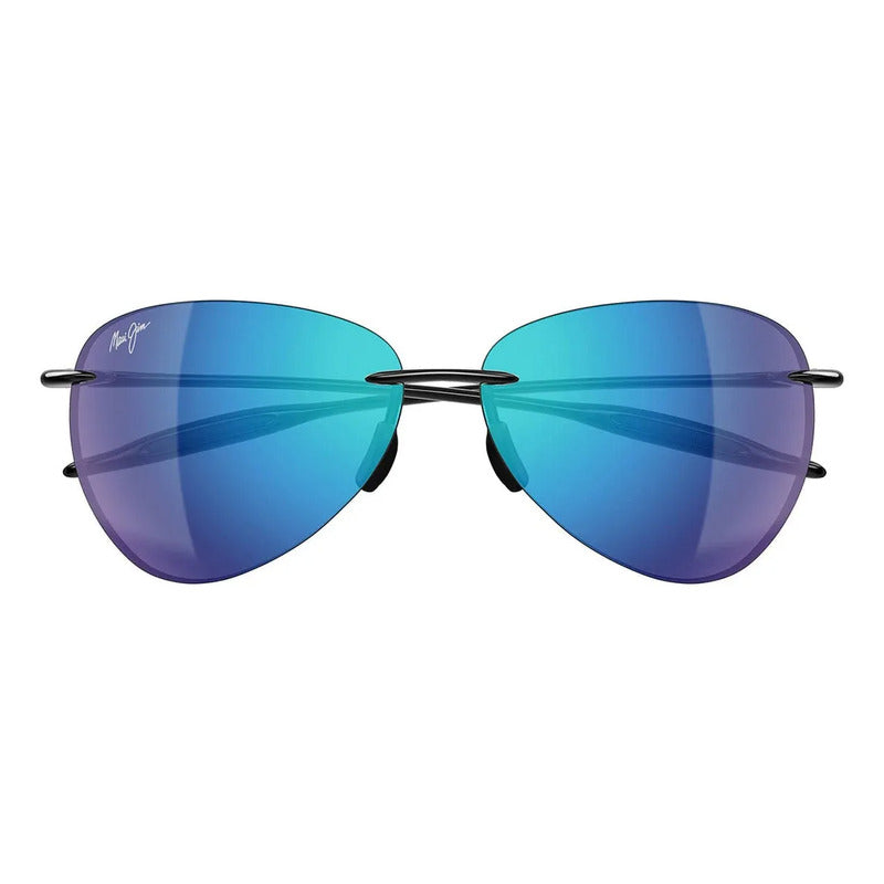Maui Jim Sugar Beach Extremadamente Comodos Ligeros B421-02 Único Negro Azul