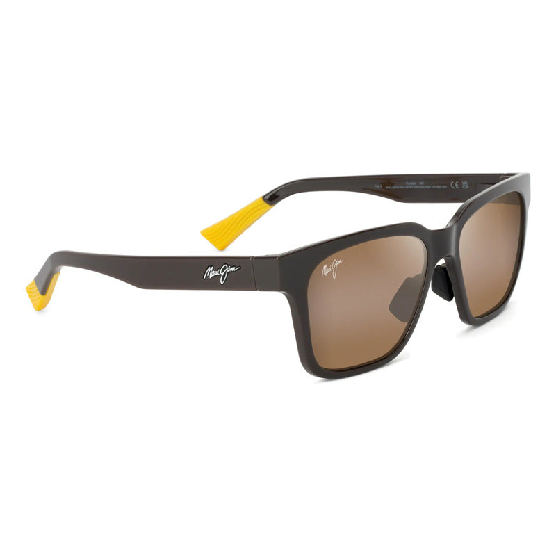 Maui Jim Unisex Muy Ligeros Ideales Uso Prolongado H631-01 Polarizado Bronce Brillante Marrón Negro