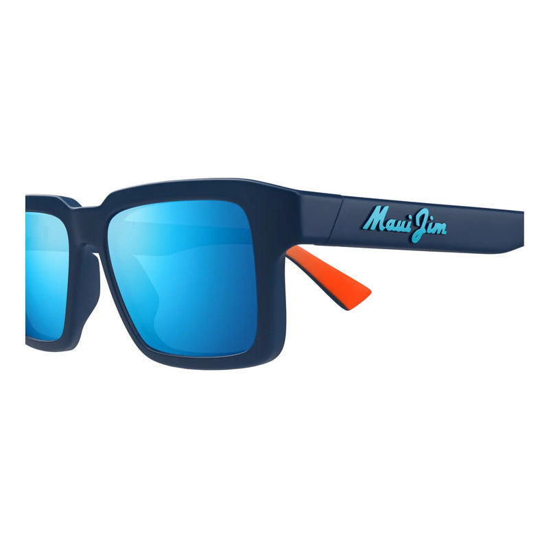 Lentes Maui Jim Espejeados Nueva Colección Kahiko B635-03 Único Azul