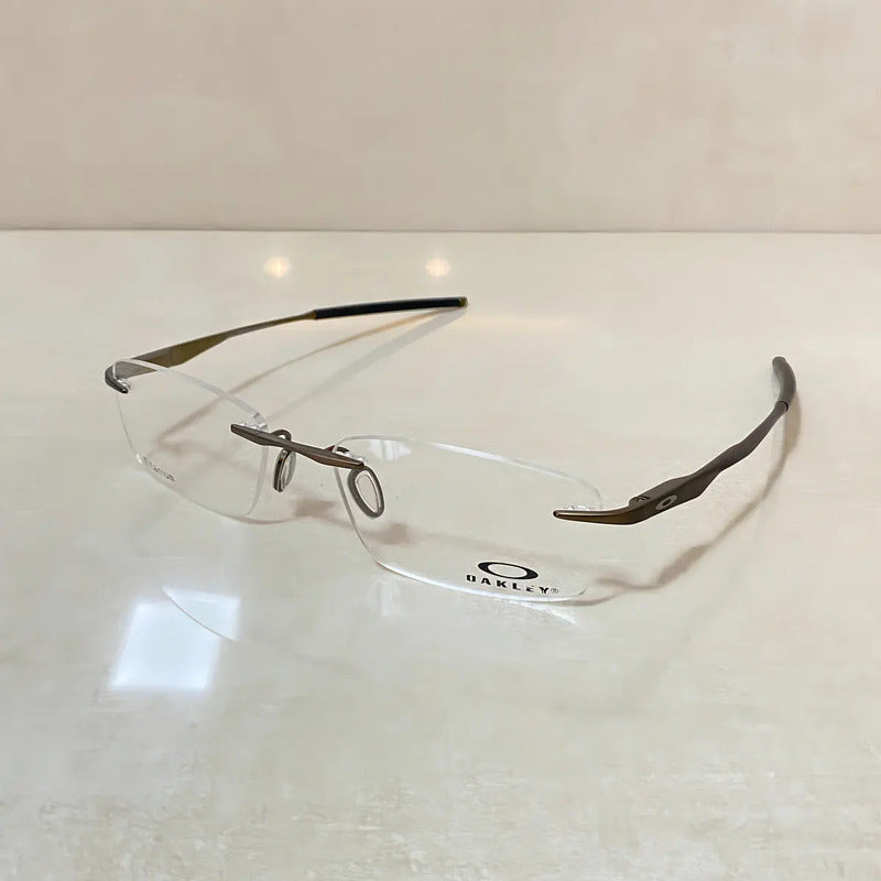 Gafas Oakley Wingfold Evr De Peltre Satinado De Titanio, Talla 53 Pewter