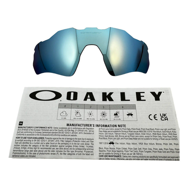 Lente De Reemplazo Oakley Radar Polarizada Oo920835 92085538 Agua