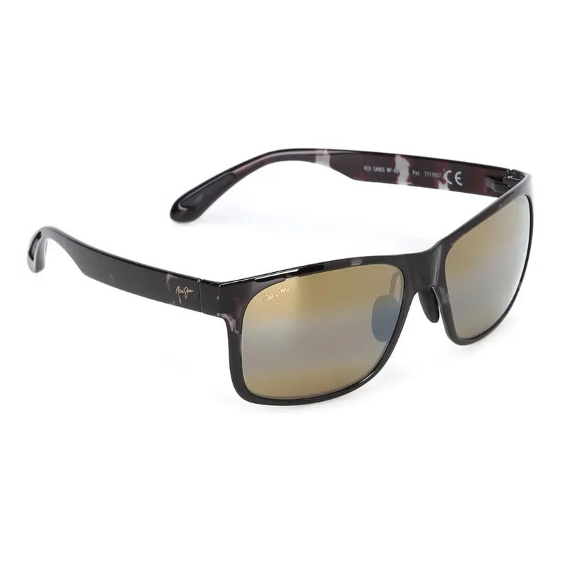 Lentes De Sol Maui Jim 100% Originales Polarizados H432-11t Carey Gris Negro Marrón Marrón Oscuro