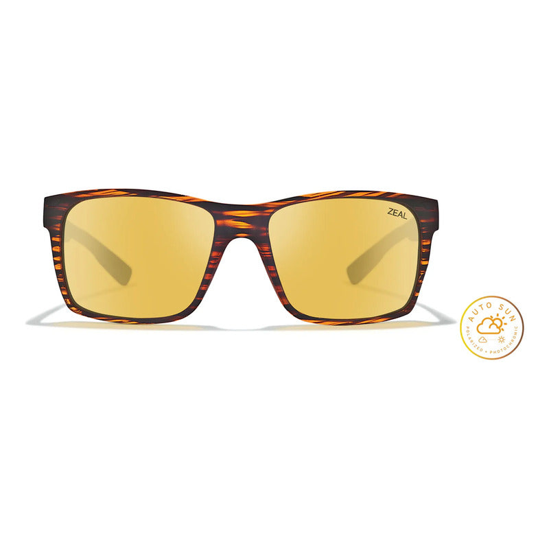 Gafas Solares Fotopolarizadas Zeal Tecnología Maui Jim 12580 Único Café Amarillo