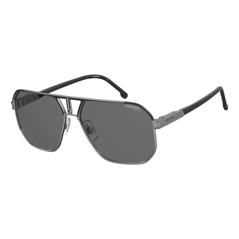 Lentes Carrera Polarizados Caballero Amplios 1062/s, Rzzm9 Único Gris Negro
