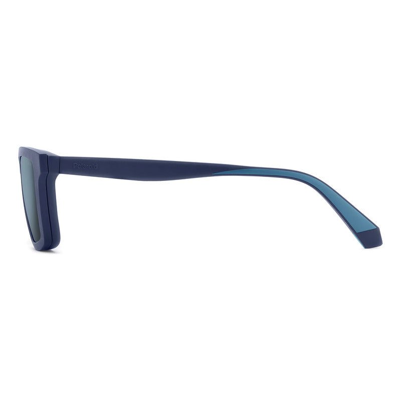 Armazón Graduable Con Clip Polarizado Polaroid Pldd590 Fll16 Azul